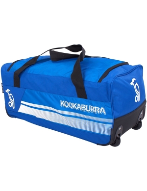Kookaburra 9500 Wheelie Cricket Bag - Blue/White
